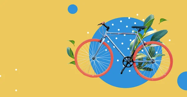 Radfahrzeit Fahrradverleih Aktive Erholung Zelten Ökologischer Transport Lebensstil Städtischen Verkehr — Stockfoto
