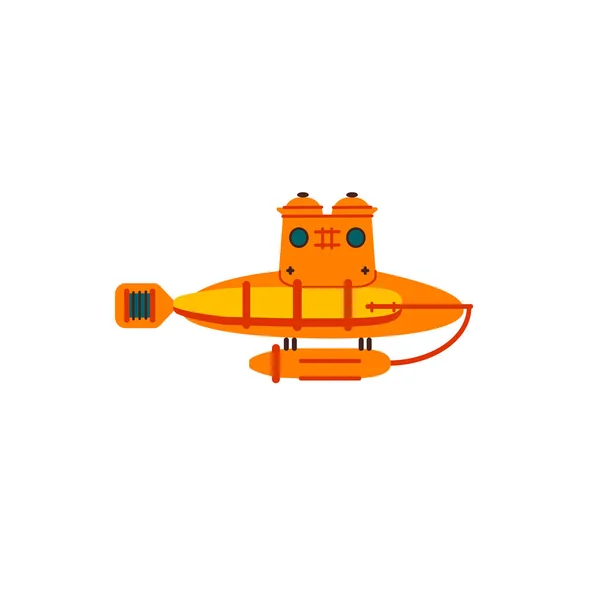 Icono Submarino Ilustración Vectorial Simple — Archivo Imágenes Vectoriales