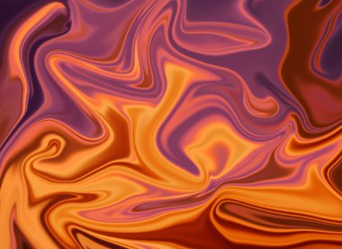 Soyut Çoklu Renkli Psikedelik Sıvılaştırılmış Arkaplan. Dijital Sanatta Sıvı Renkli Doku