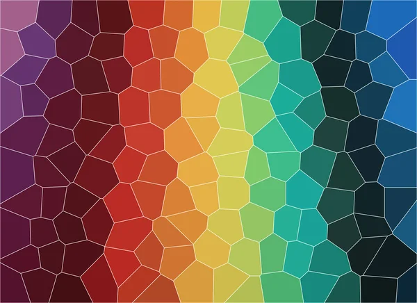 Abstraktní Multicolor Broken Stained Glass Background Effect Illustration Texture Design — Stock fotografie