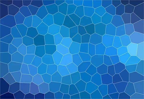 Abstrakt Blue Broken Stained Glass Background Effect Illustration Texture Design — Stock fotografie