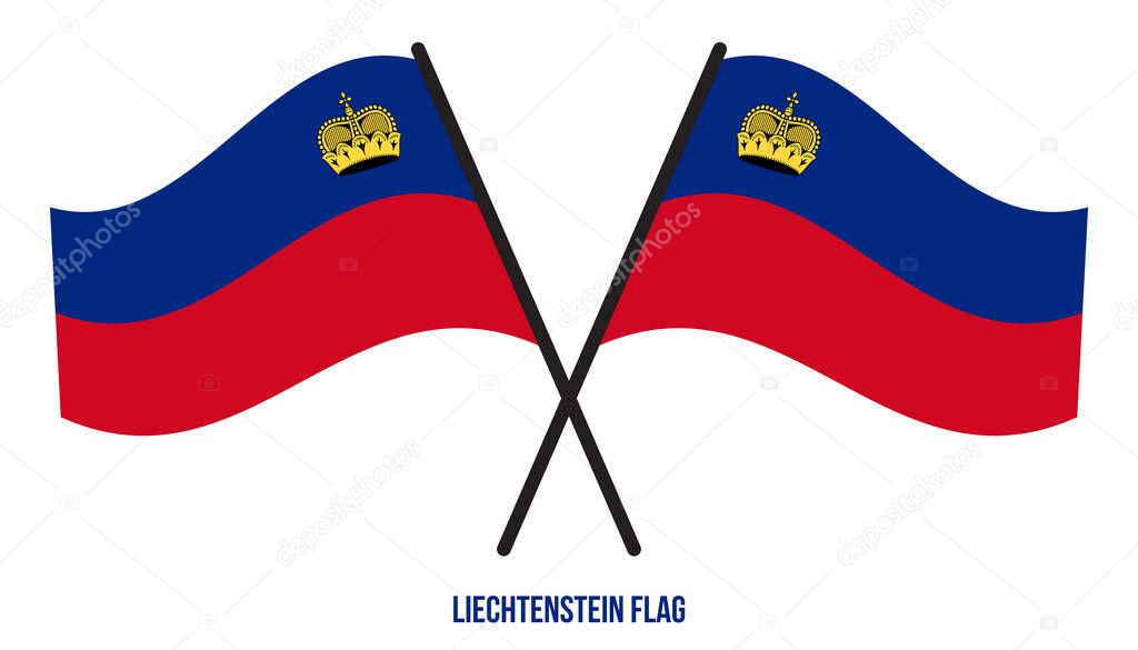 Liechtenstein Flag Waving Vector Illustration On White Background Liechtenstein National Flag Premium Vector In Adobe Illustrator Ai Ai Format Encapsulated Postscript Eps Eps Format