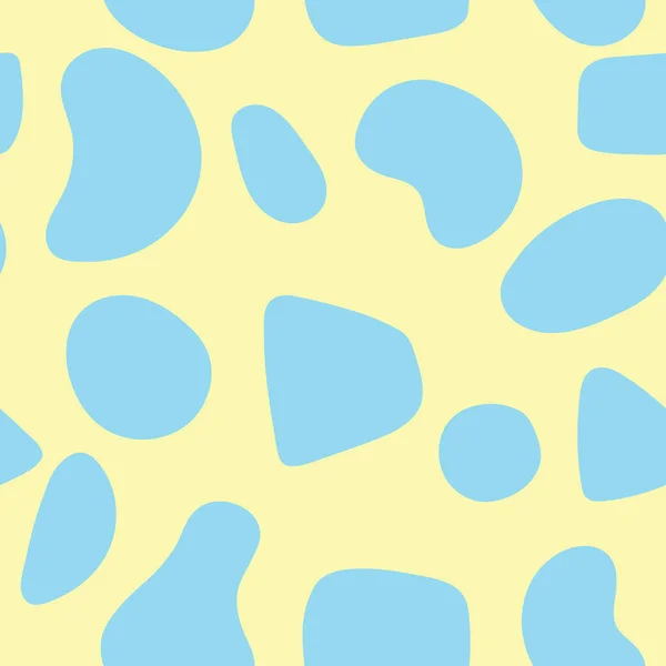 Abstract modern retro seamless background spots shapes — Διανυσματικό Αρχείο