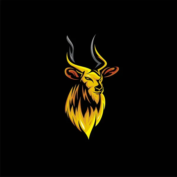 Deer Vector Logo Team Illustration — Stock Vector