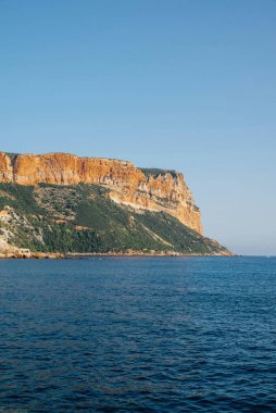 Güney Fransa 'daki Cassis plajından Seaview.