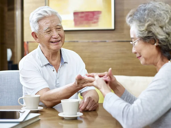 Loving senior asian couple — Stock Photo, Image