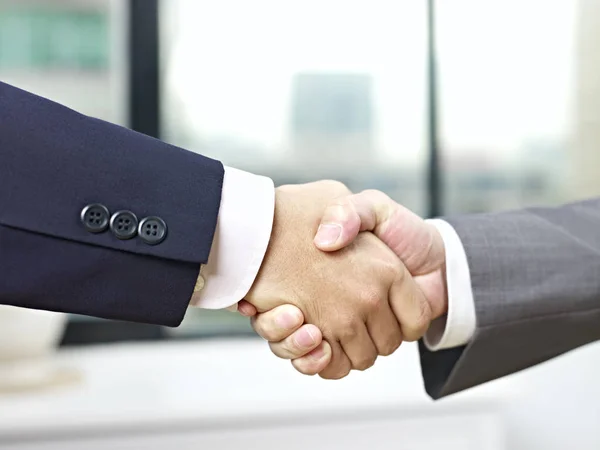 Dos hombres de negocios dándose la mano —  Fotos de Stock