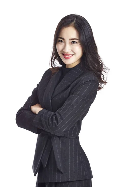 Portret van jonge Aziatische zakenvrouw — Stockfoto