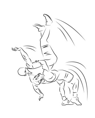 Serbest güreşçi fırlatma, siluet