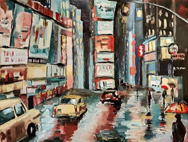 New York 'ta şehir caddesi