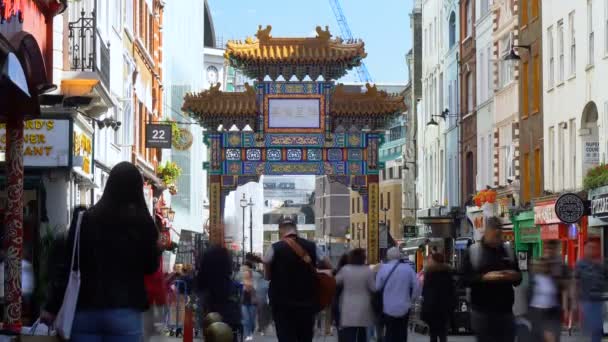 Londres Chinatown Timelapse Londres Reino Unido Junio 2019 — Vídeo de stock