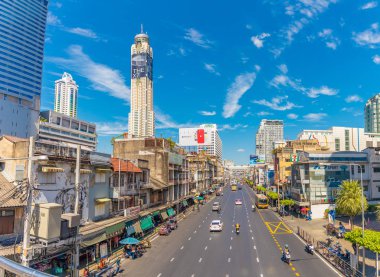 Bangkok, Tayland - 29 Kasım 2019: Bangkok 'taki Pratunam Alışveriş Pazarı.