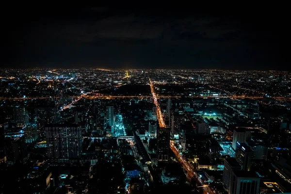 Bangkok Tajlandia Listopada 2019 Panorama Bangkoku Widziana Najwyższego Budynku Bangkoku — Zdjęcie stockowe