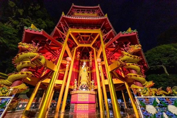 Kuan Der Bodhisattva Des Mitgefühls Und Der Barmherzigkeit Schrein Tigerhöhlentempel — Stockfoto