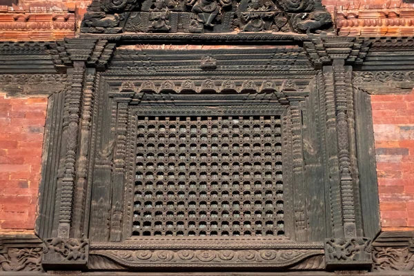 Ankhi Jhyal Traditional Nepalese Window — Stockfoto