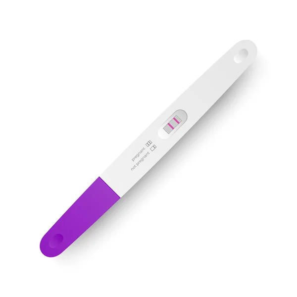 임신 또는 배란 양성 검사 — 스톡 벡터