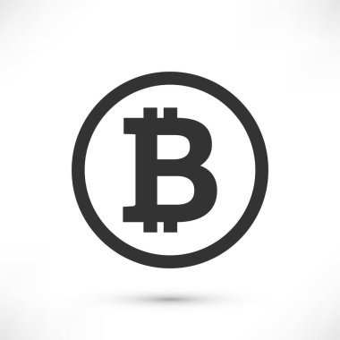 Isome altın bitcoin simgesi