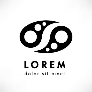 Siyah logoyu soyut bırak