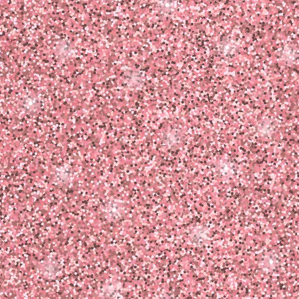 Pink glitter texture. Rose gold shiny gem seamless pattern. Abstract design element for print, interior decor, fabric, textile, wrapping paper, background, wallpaper. Vector illustration
