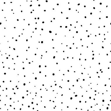 Noel, yeni yıl, kusursuz tatiller, beyaz arka planda elle çizilmiş kar yağışı. Baskı, kağıt, tasarım, kumaş, hediye, yiyecek ambalajı, arka planlar için kar kış dokusu. Vektör illüstrasyonu