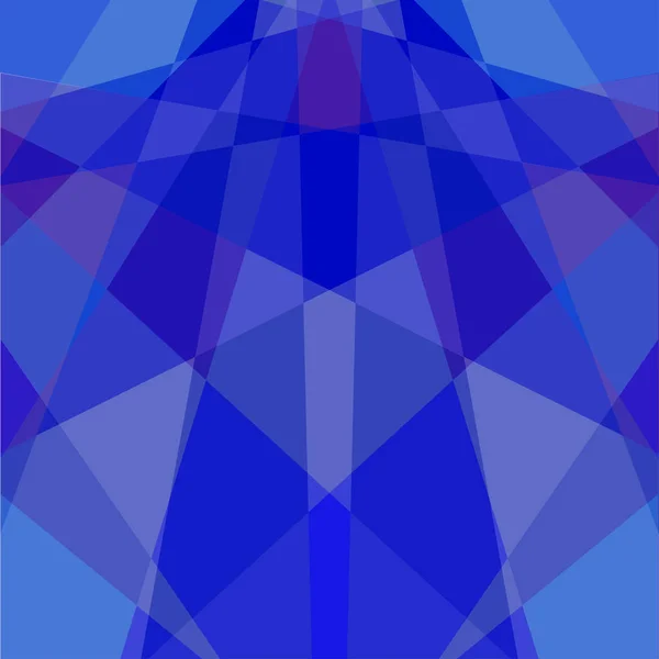 Palette Von Verschiedenen Schattierungen Der Modischen Blauen Klassischen Farbe Geometrischer — Stockvektor