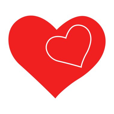 El çizimi kalp ikonunun taşıyıcı kalbi. Resimler için 