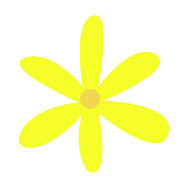 Flor icono vector plano sobre fondo blanco. icono de flor imagen . — Archivo Imágenes Vectoriales