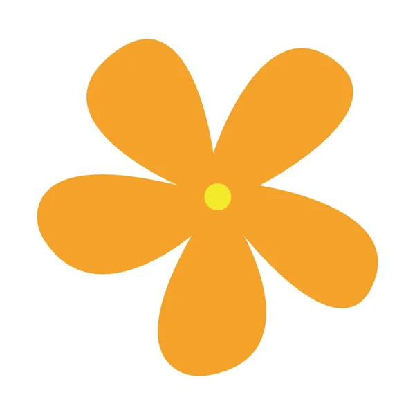 Flower icon vector flat on white background. flower icon image. — 스톡 벡터