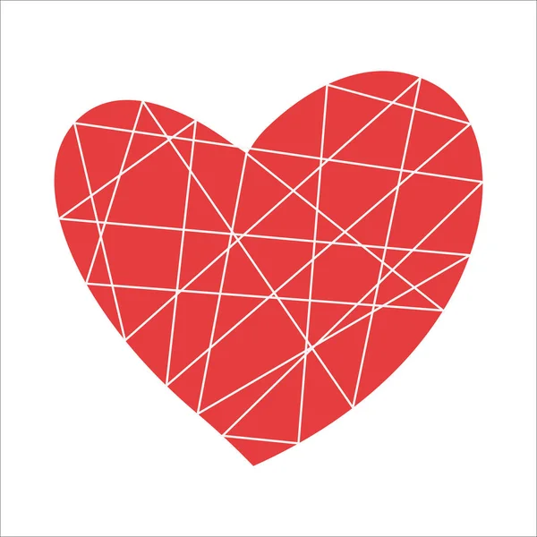 Corazón vectorial del contorno dibujado a mano icono del corazón. Ilustración Vector De Stock