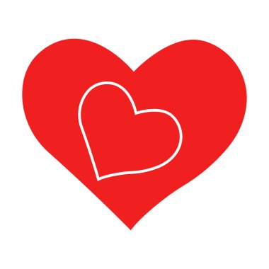 El çizimi kalp ikonunun taşıyıcı kalbi. Resimler için 