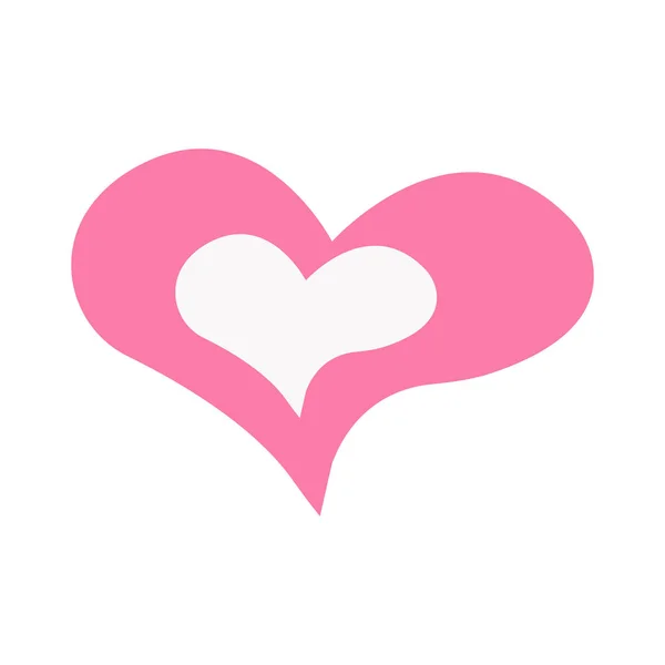 Çizimi Kalp Ikonunun Taşıyıcı Kalbi Grafik Tasarımınız Için Illüstrasyon — Stok Vektör