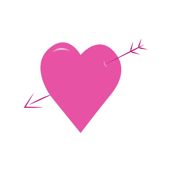 Vector Heart Outline Hand Drawn Heart Icon Illustration Your Graphic — Stock vektor