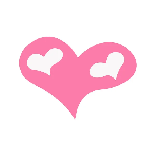 Vektorové Srdce Obrysu Ručně Kreslené Ikony Srdce Ilustrace Pro Váš — Stockový vektor