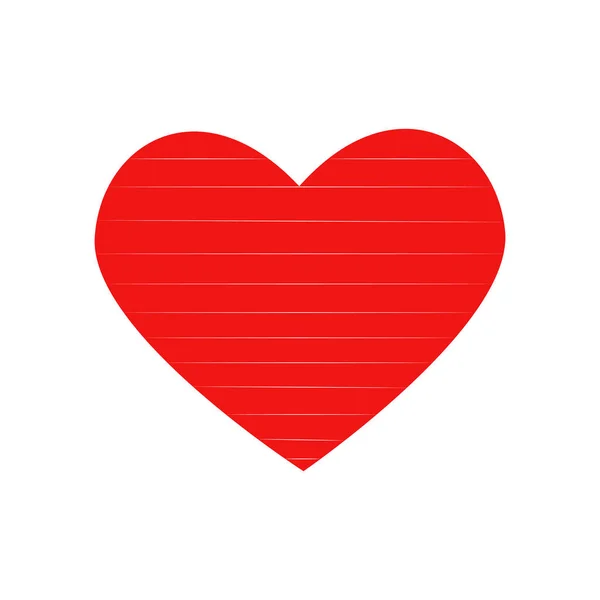 Διανυσματική Καρδιά Γραμμές Περίγραμμα Χέρι Ζωγραφισμένο Εικονίδιο Της Καρδιάς Εικονογράφηση — Διανυσματικό Αρχείο