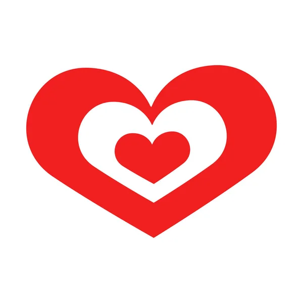 Vector Heart Outline Hand Drawn Heart Icon Illustration Your Graphic — 스톡 벡터