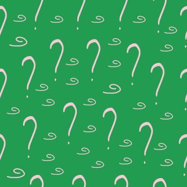 Soru işareti vektörü kusursuz desen. El çizimi eskiz. SSS düğmesi. Sorular soruyor. Yardım iste.