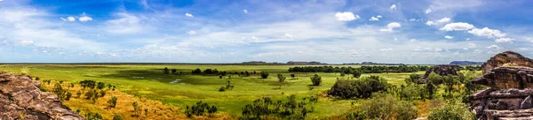 Панорама с Nadab Lookout в ubirr, национальный парк Какаду - Австралия — стоковое фото