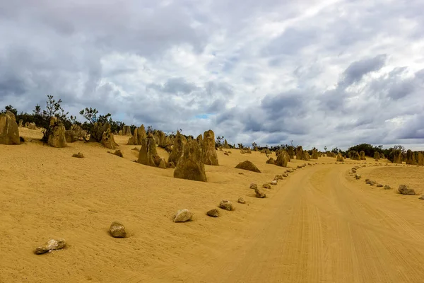 The Pinnacles Desert in the heart of the Nambung National Park, Western Australia.