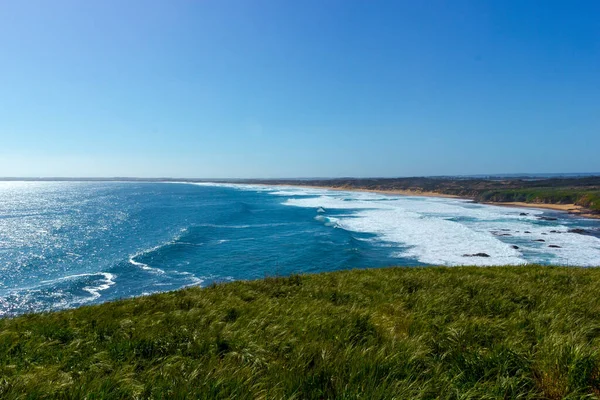 Kilátás a pinnacles kilátó, philip island, victoria, Ausztrália — Stock Fotó