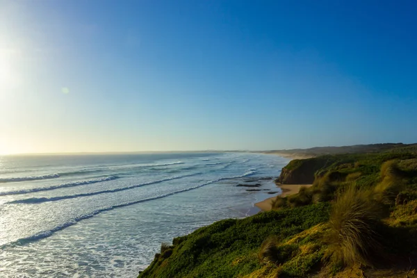 Playa del Cabo Woolamai al atardecer, Phillip Island, Victoria, Australia — Foto de Stock