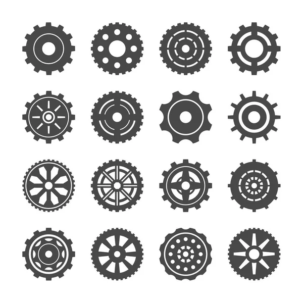 Cogwheels vector icons — Stock Vector