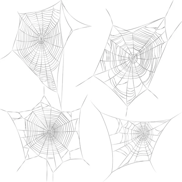 Ilustrações de teia de aranha — Vetor de Stock