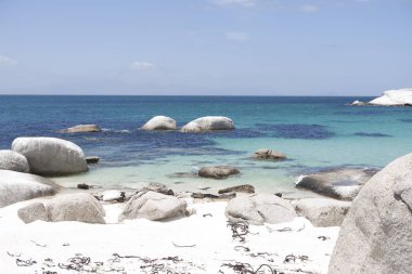 Açık bir kış gününde Güney Afrika Cape Point manzarası