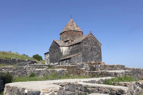 Biara Sevanavank Armenia Pada Hari Musim Panas Yang Cerah — Stok Foto