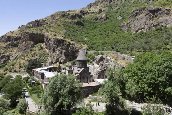 Armênia Mosteiro Agartsin Dia Ensolarado Verão — Fotografia de Stock