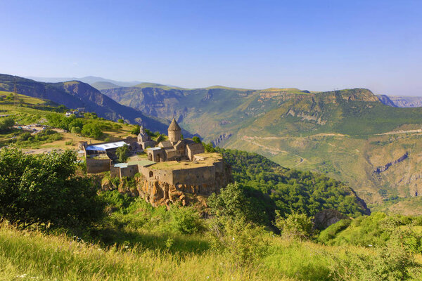 Татевский монастырь на закате лета
