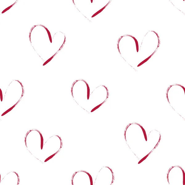 Seamless background of hearts — Stock Vector