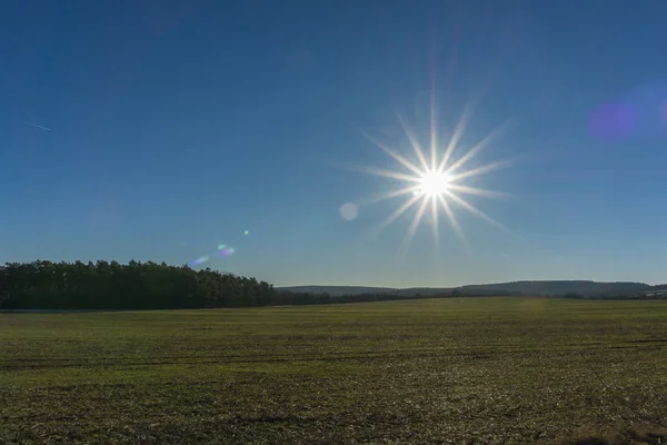 Landskap i höst — Stockfoto