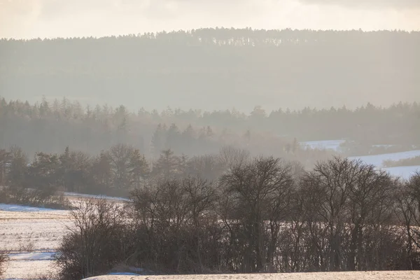 Landschap in de winter — Stockfoto