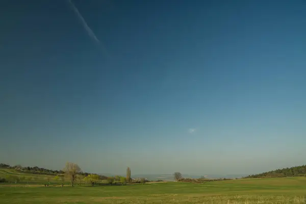 Landschap in het voorjaar van — Stockfoto